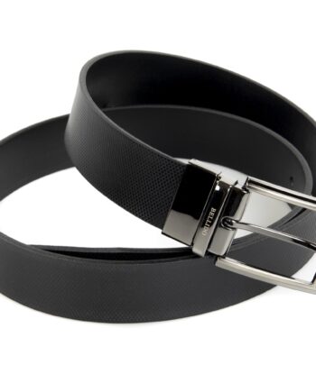 Cinturón de piel reversible