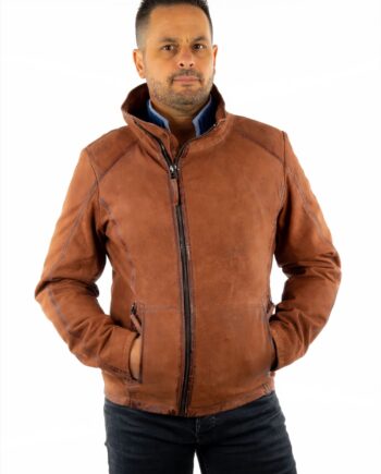 Chaqueta de nobuk ZORDAL